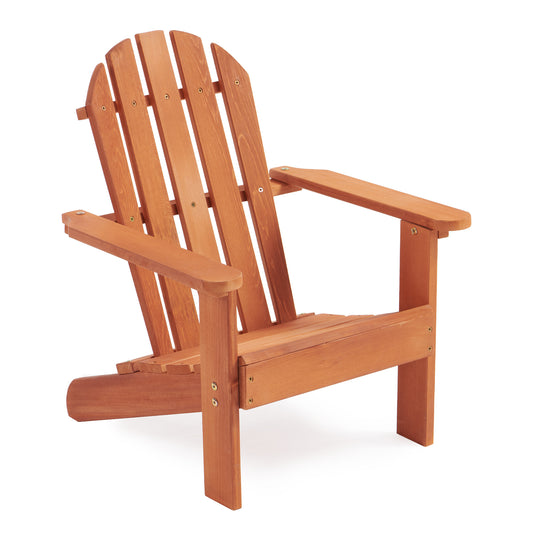 Calvert Kids Outdoor Wooden Adirondack Chair - Yellow Brown