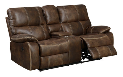 Hooper Power Reclining Loveseat - Brown