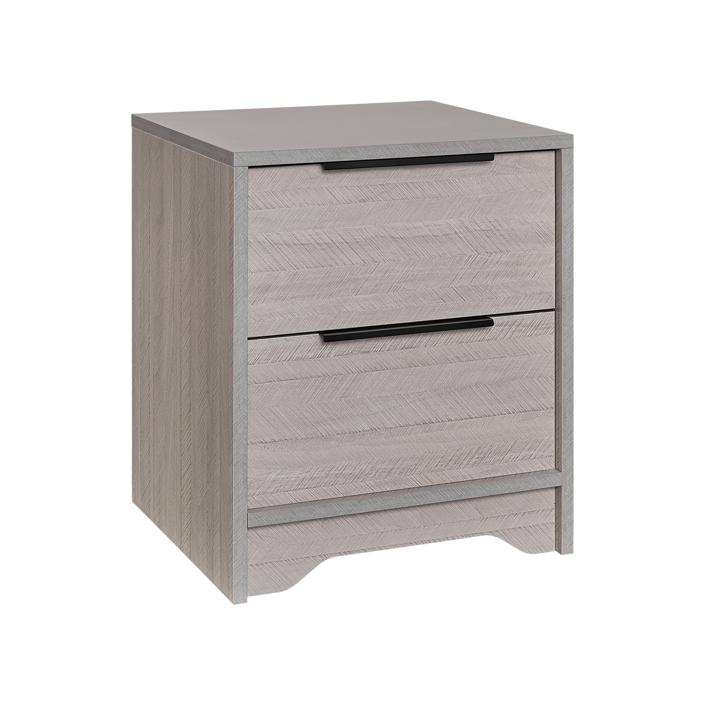 Eleanor Wooden Nightstand - Gray