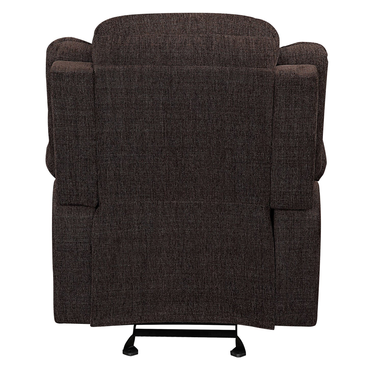 Silva Pillow Top Arms Glider Recliner - Brown