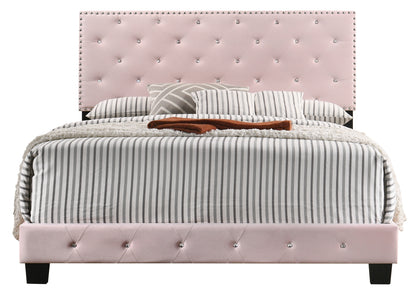 Suffolk Queen Size Bed - Pink