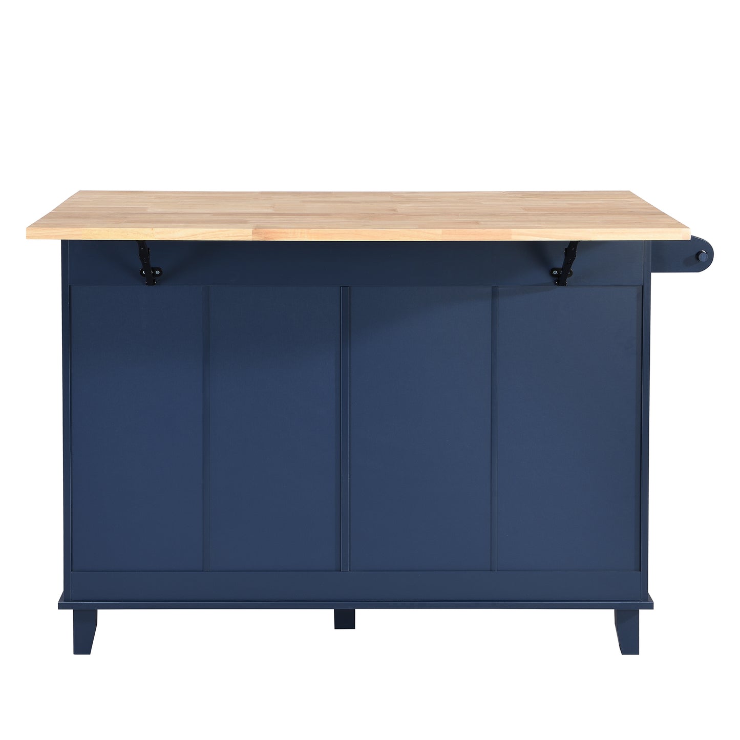 TOPMAX  Kitchen Island Set with 2 Seatings - Blue