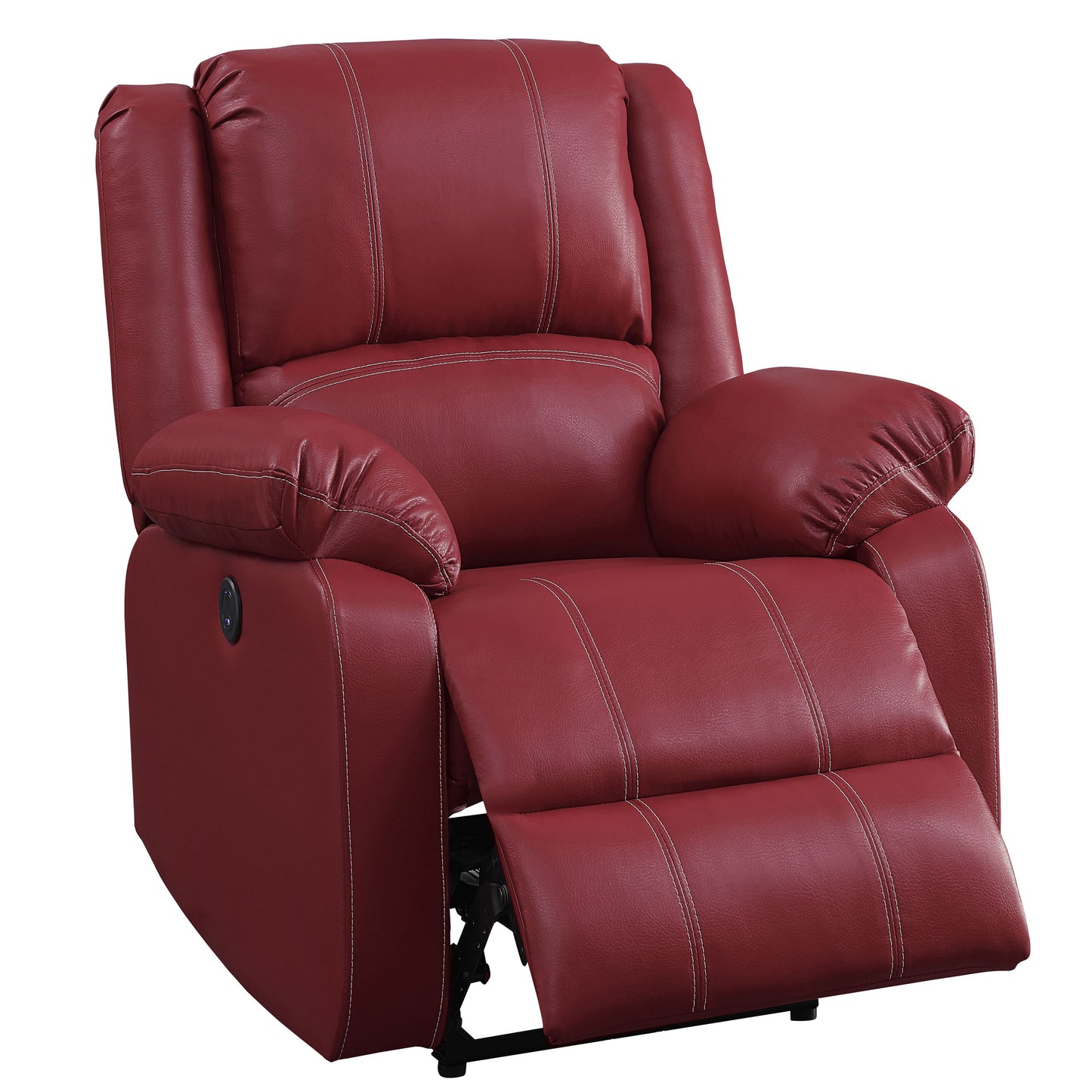 Berkley Power Recliner with USB Port - Red