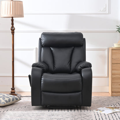 Rios PU Lift Chair Recliner - Black