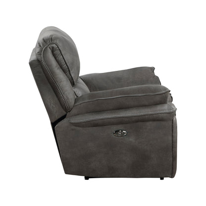 Brock Power Reclining Chair - Gray