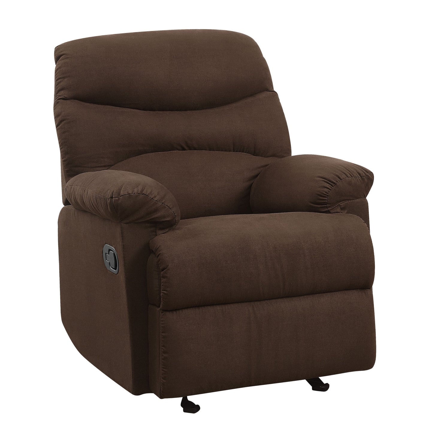 Siena Pillow Top Arms Recliner  - Chocolate