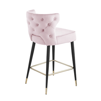 Seren Counter Height with Gold Tipped - Pink Set of 2