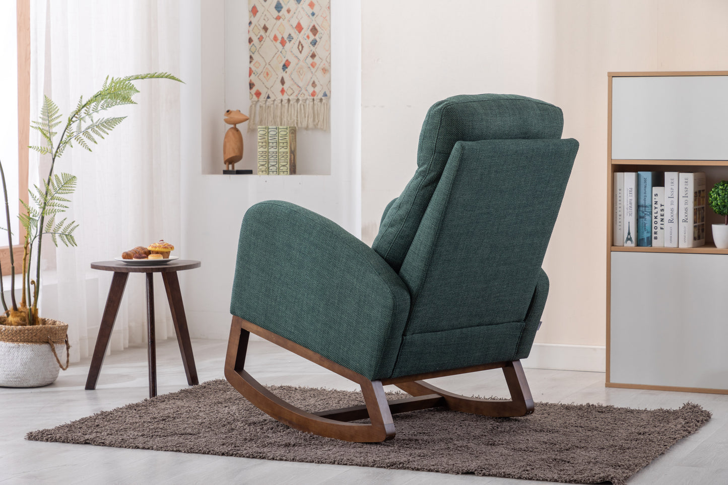 Frazer Rocking Chair - Emerald