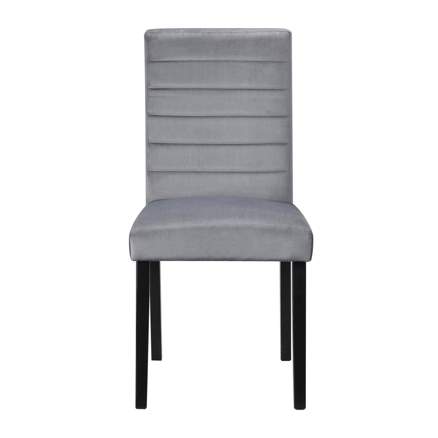 Mobix Dining Velvet Chair (Set of 2) - Gray