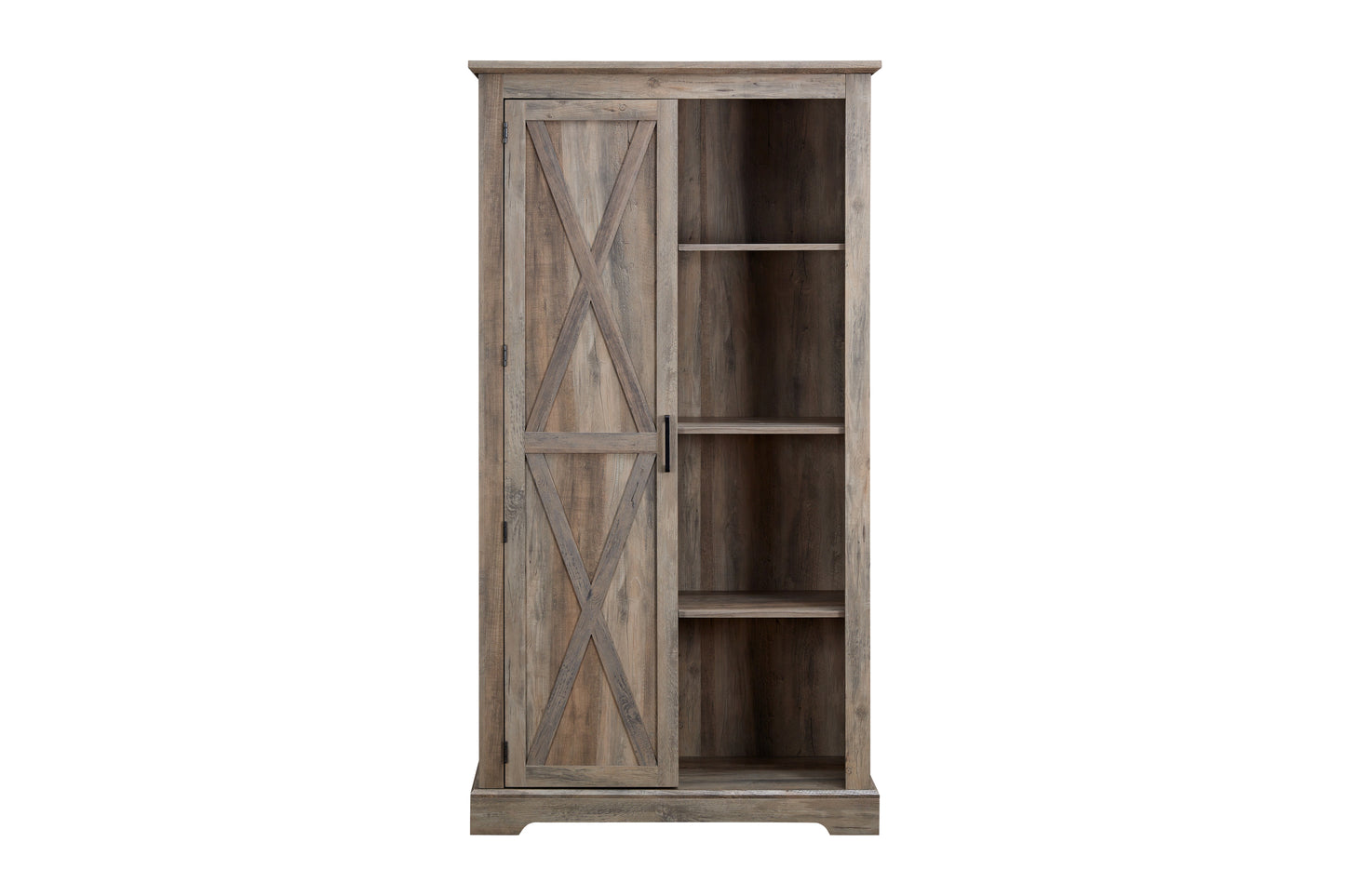 Brock II Tall Storage Cabinet - Gray Wash