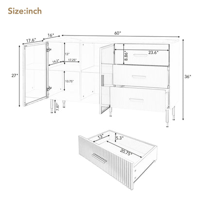 Finch Sideboard Buffet - Black