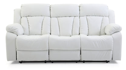 Daria Reclining Sofa - White