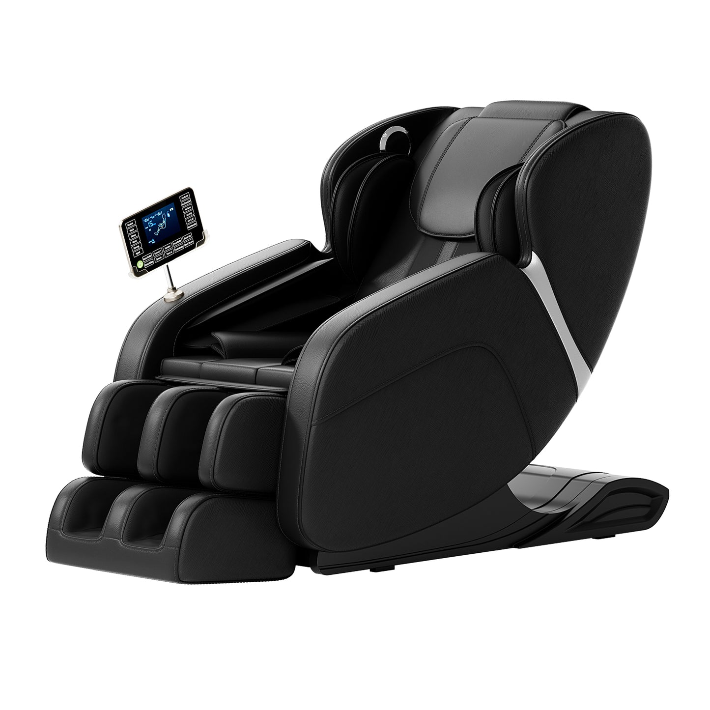 Elysia Zero Gravity Full Body Massage Chair with LCD Touch Screen - Black