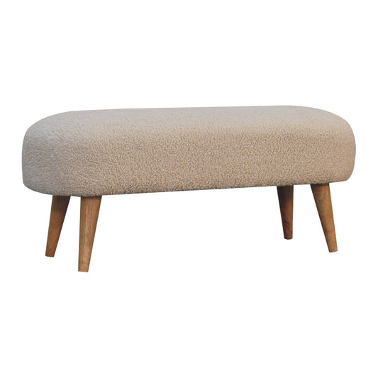 Kye Boucle Hallway Bench