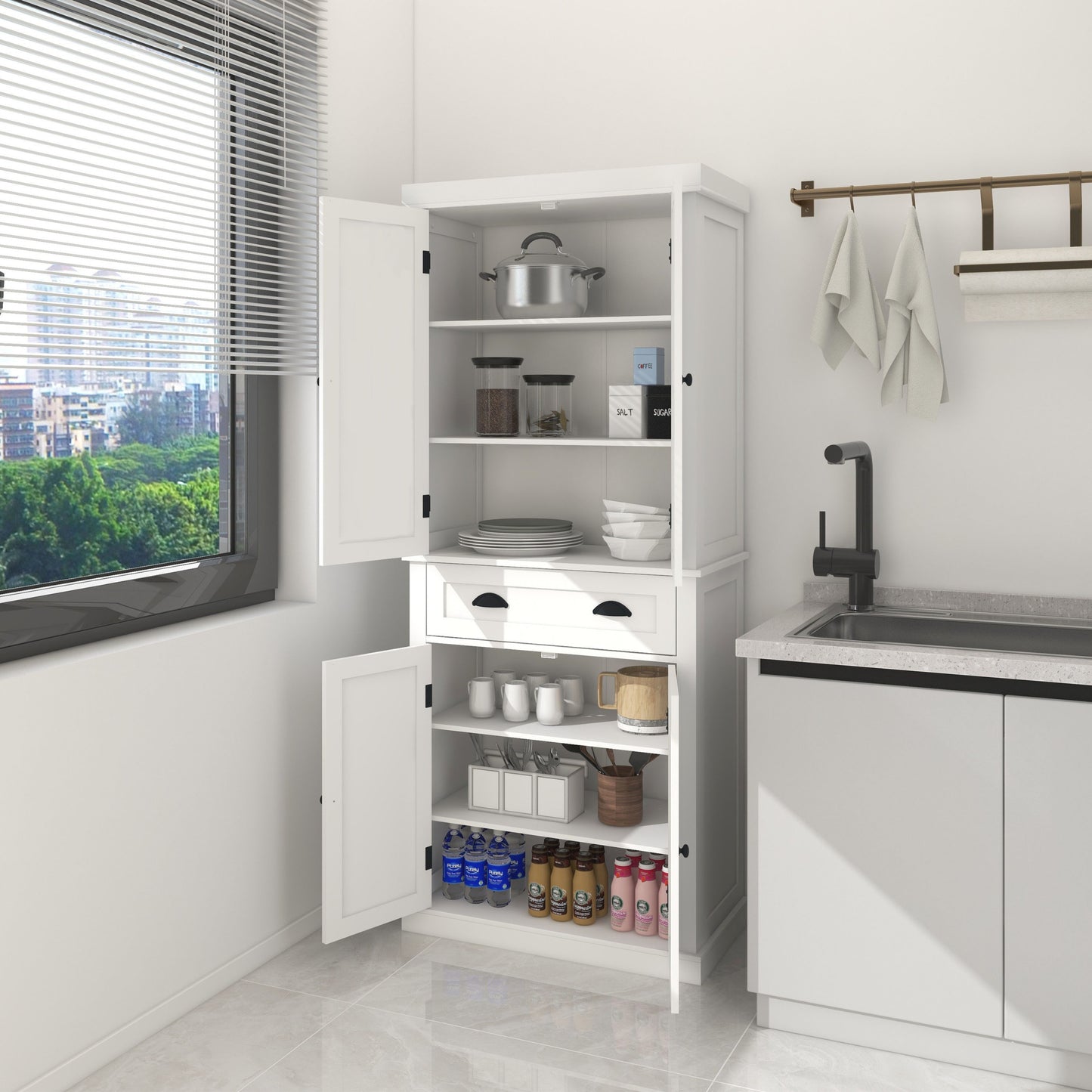 Avalos II Storage Cabinet - White