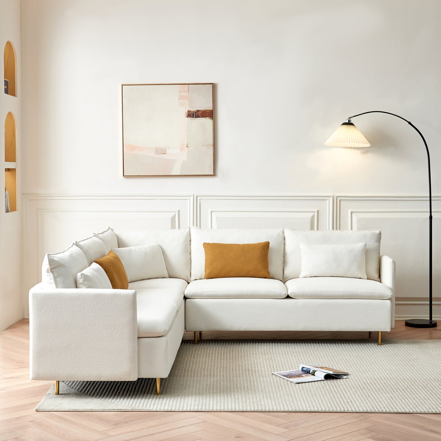 Anya Sectional Sofa  - Beige