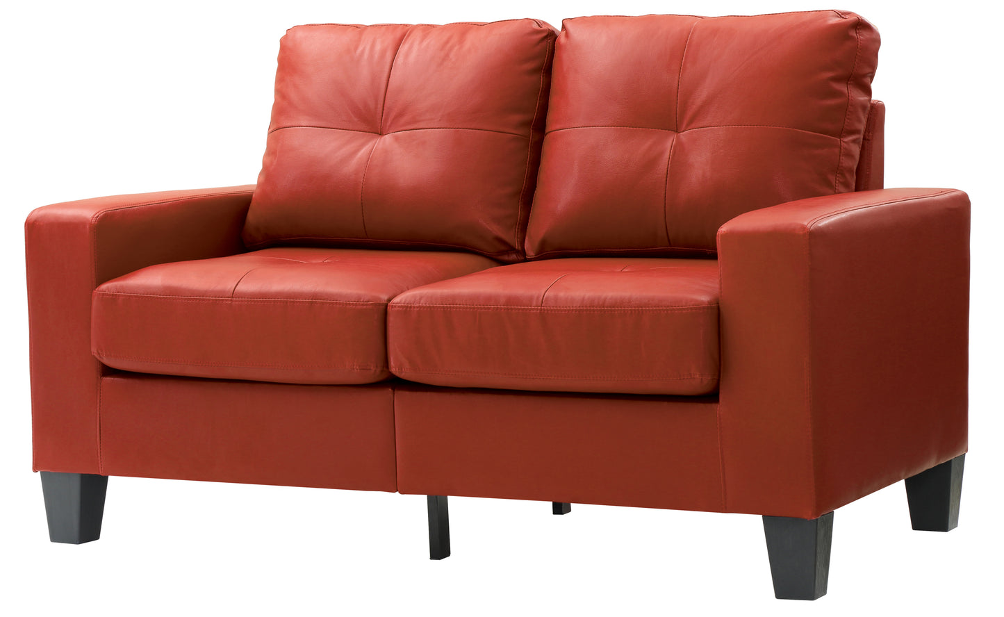 Newbury Modular Loveseat - Red