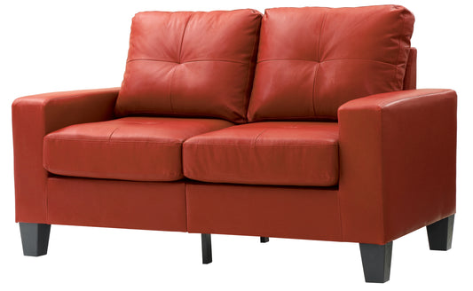 Newbury Modular Loveseat - Red