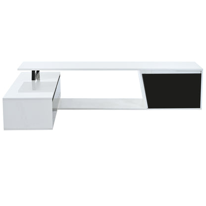 Taylor Extendable TV Stand - White