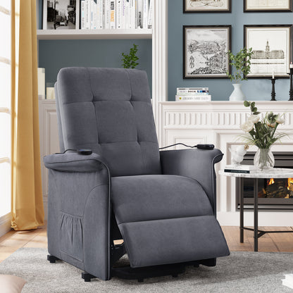 Grace Power Lift Recliner Chair - Dark Gray