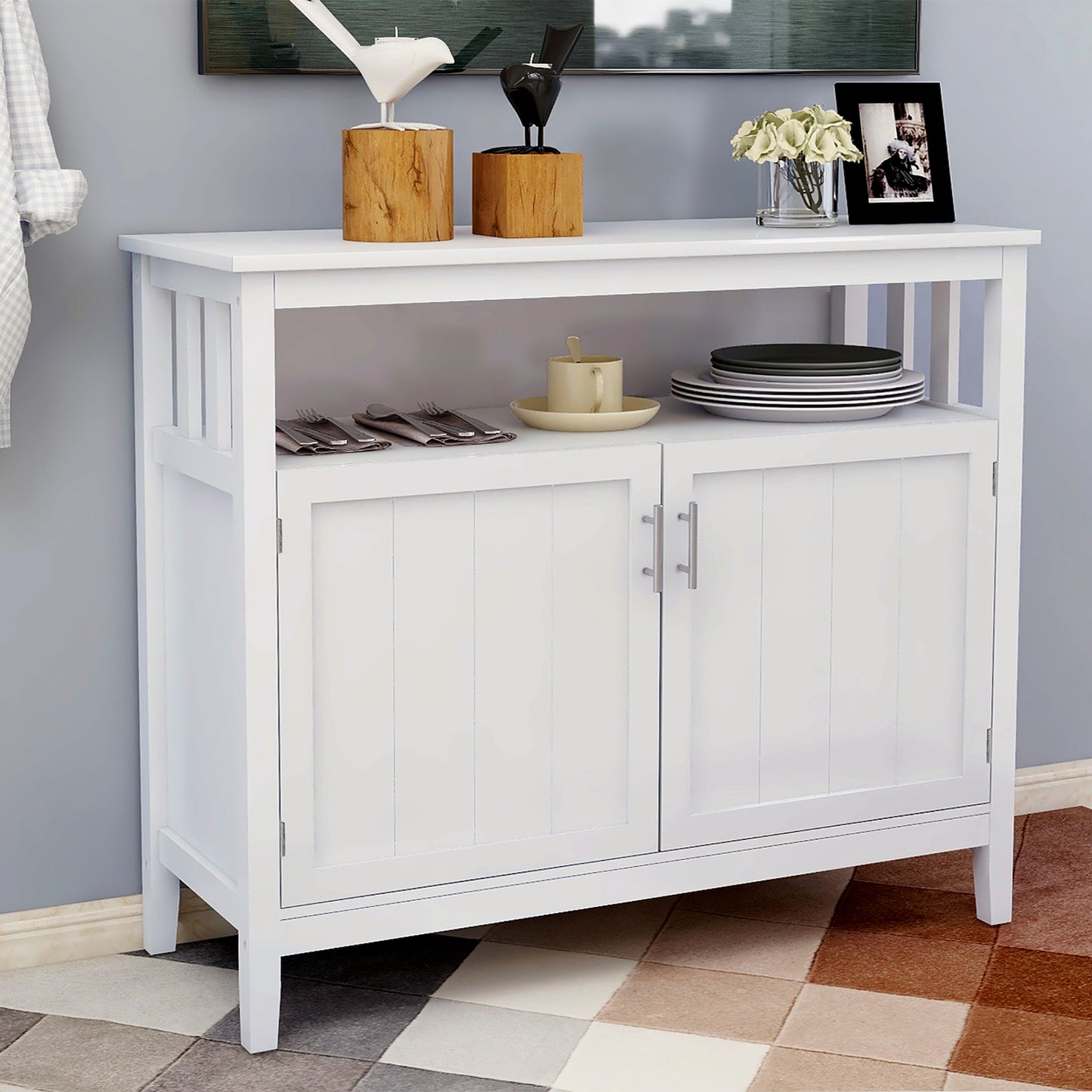 Tapia Sideboard Buffet - White