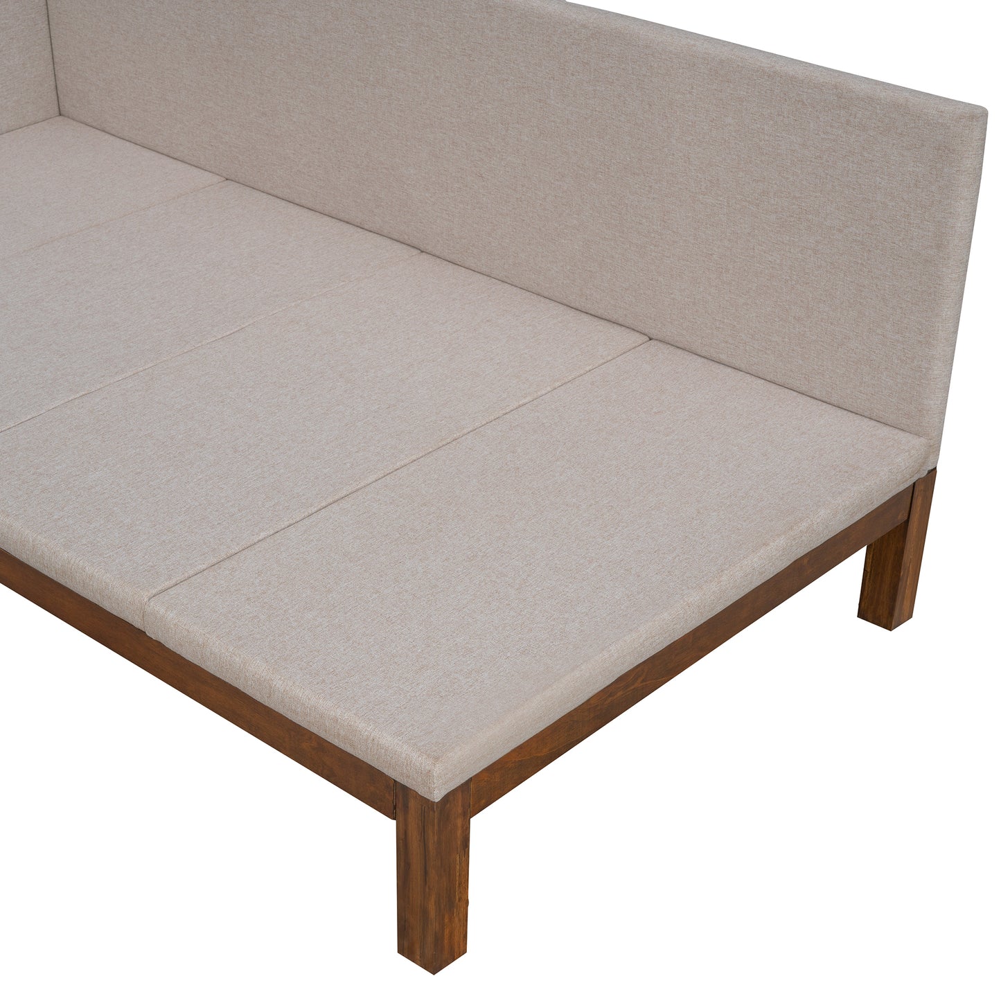 Fumo Twin Size Upholstered Daybed - Beige