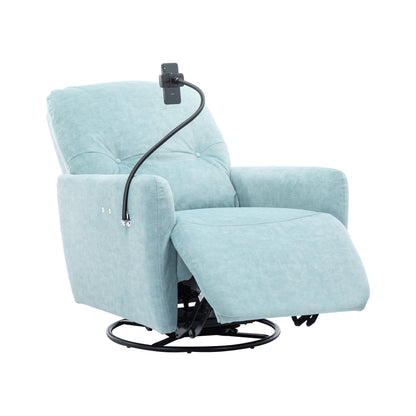 Dax Electric Rocking Motion Recliner - Blue