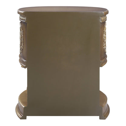 Constantine Nightstand - Brown & Gold