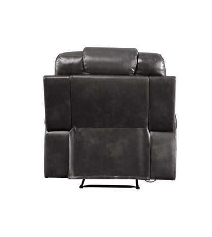 Braylon PU Recliner - Magnetite