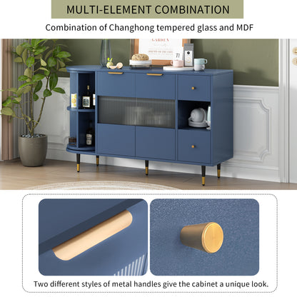 Greta Sideboard Buffet Cabinet - Blue