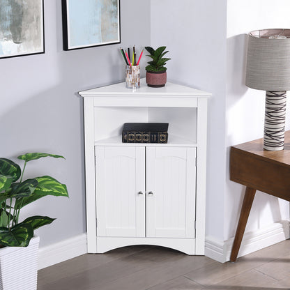 Carson II Corner Cabinet - White