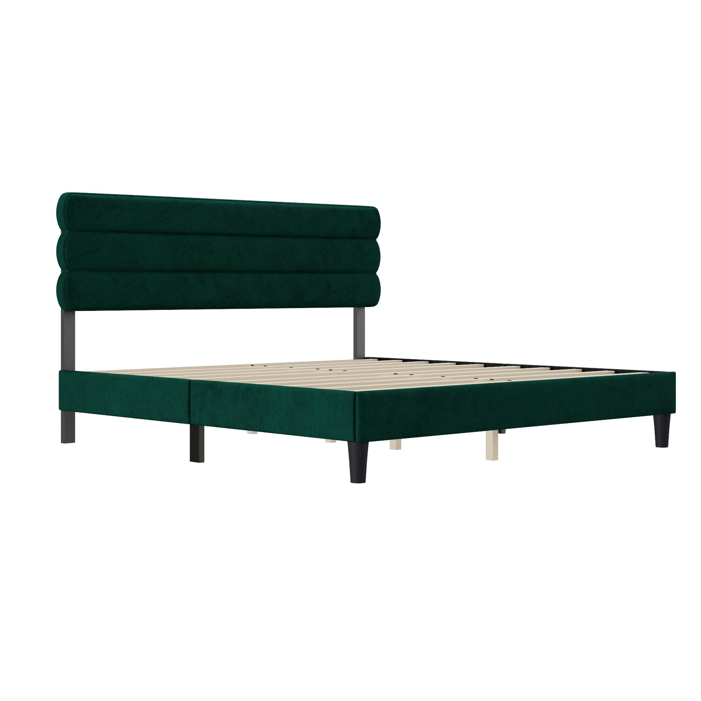 Wee King Size Bed Frame - Dark Green