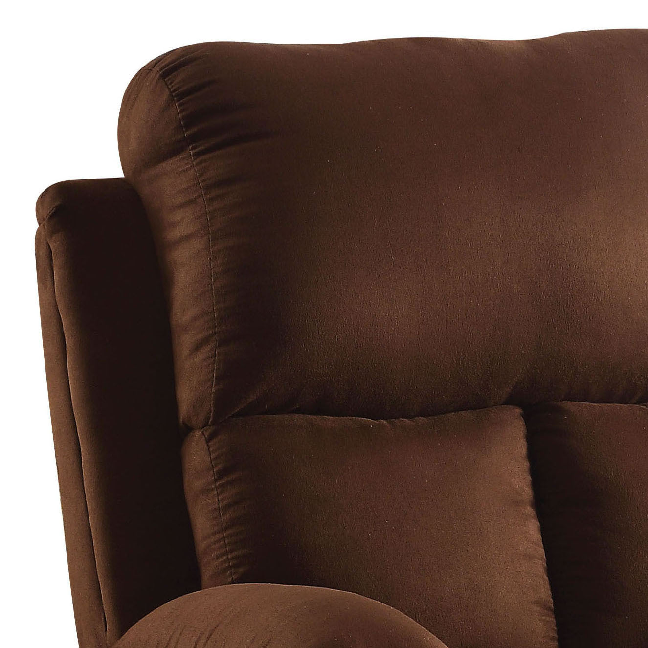 Josie Pillow Top Arm Recliner - Chocolate