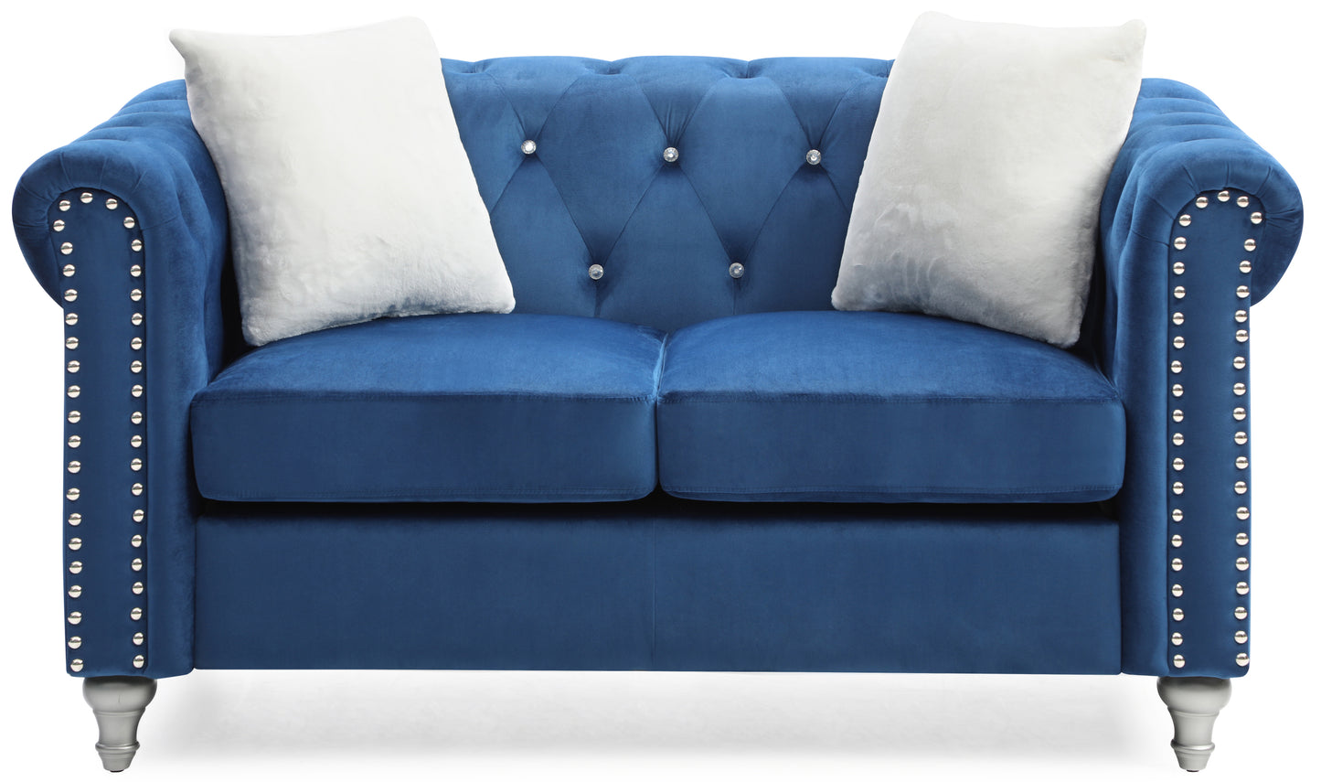 Olsen Loveseat - Navy Blue