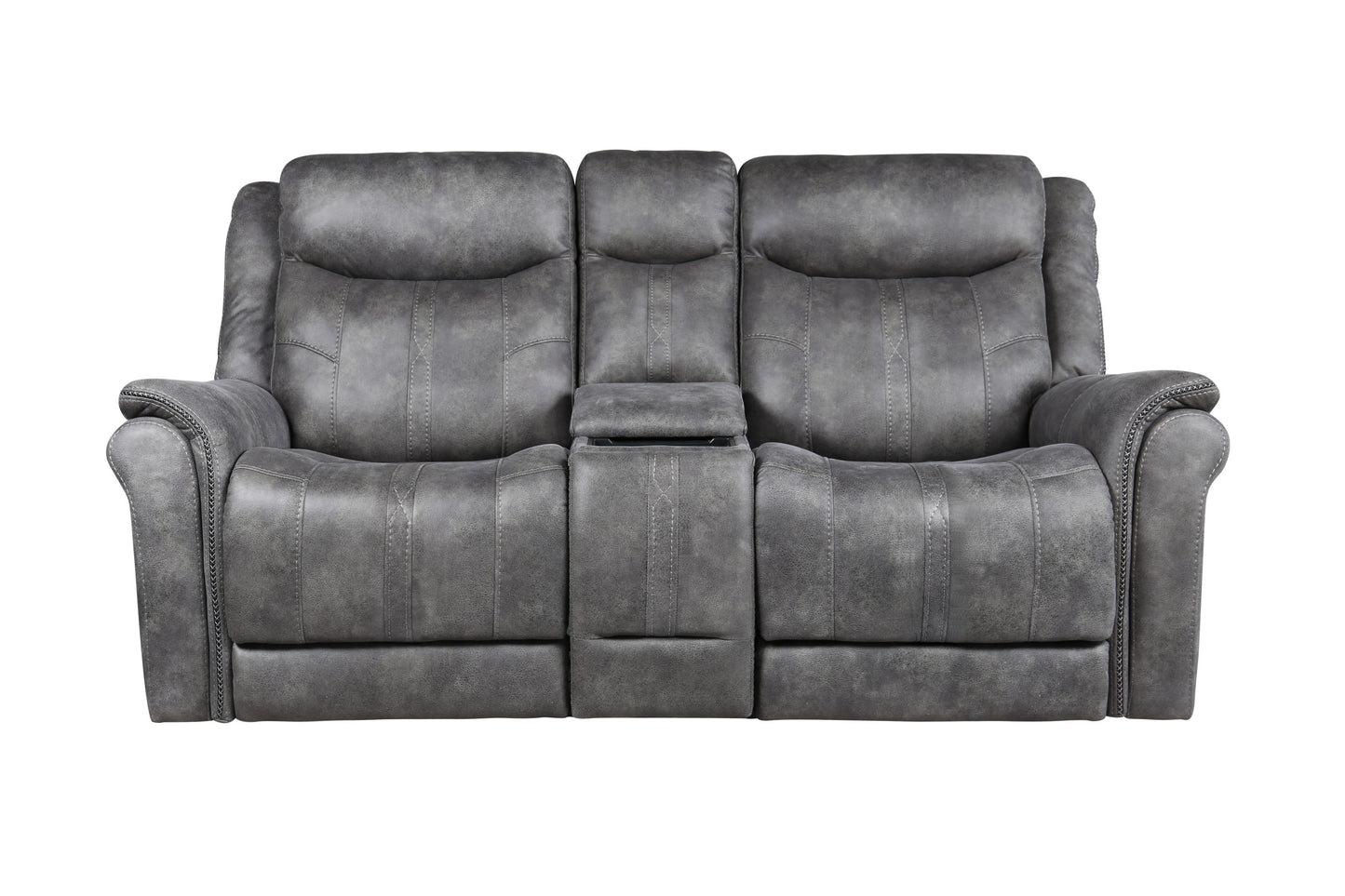 Lennox Console Loveseat - Dark Gray