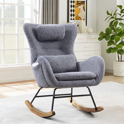 Anton II Rocking Chair - Gray