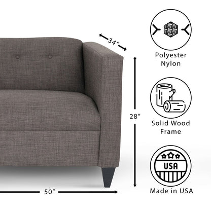 Hansen Loveseat Sofa - Dark Gray