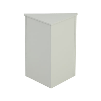 Modern Triangle Corner Cabinet -  Gray