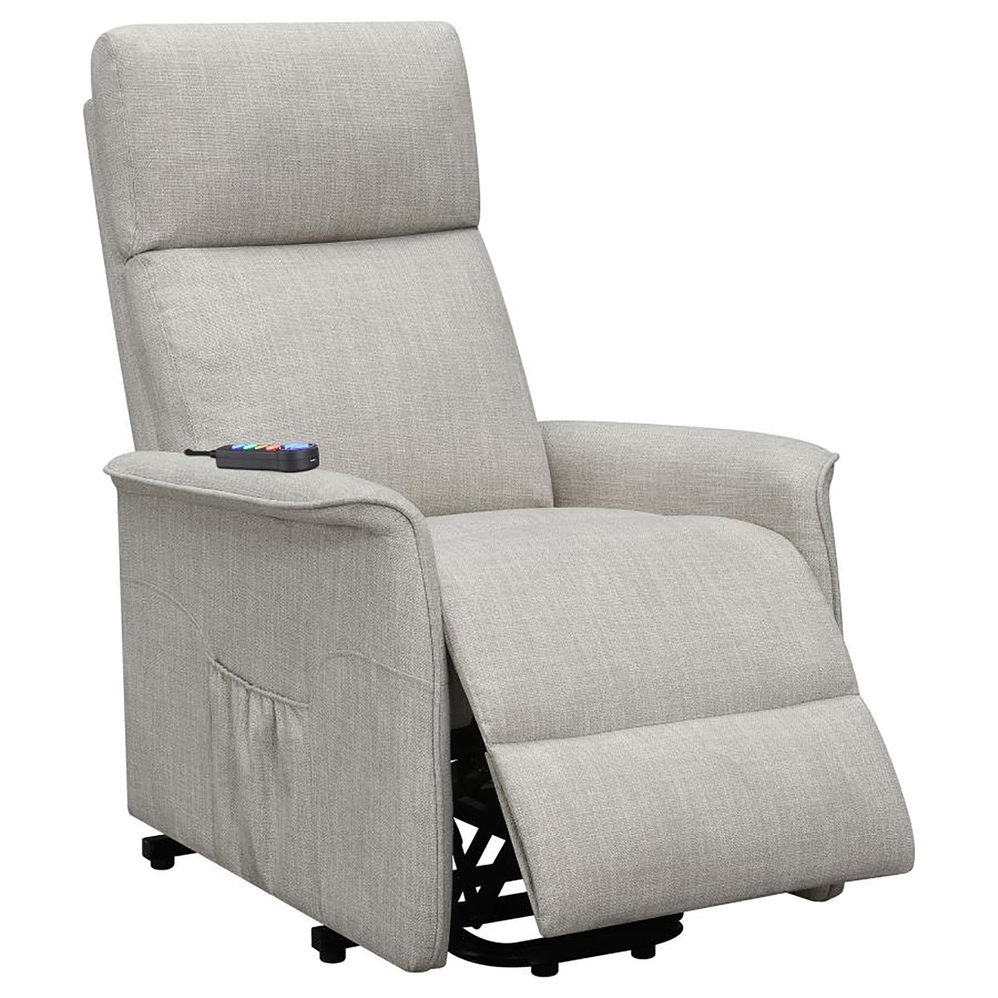 Morgan Power Lift Recliner with Massage Function - Beige