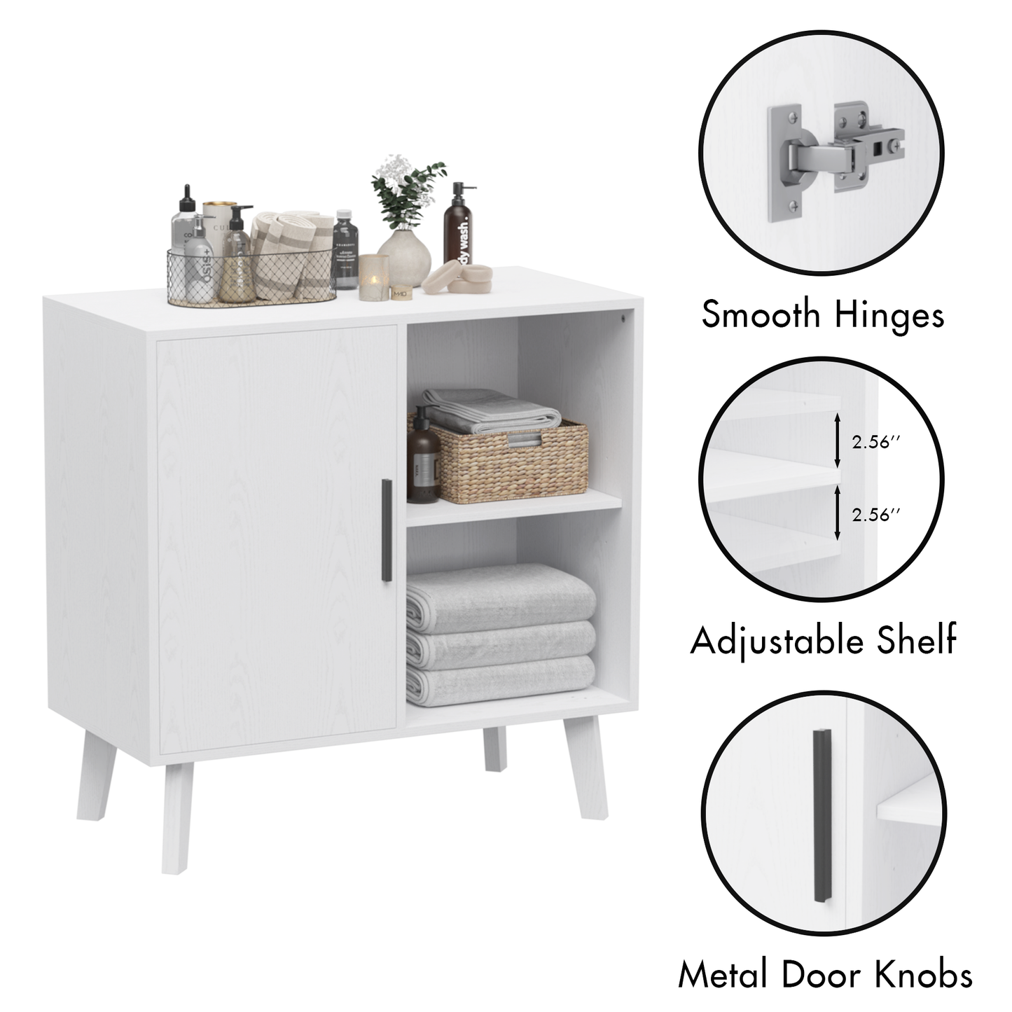 Chan Storage Cabine - White