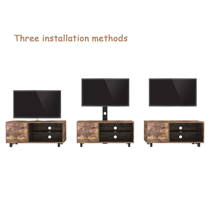 Muvi TV Stand Console - Rustic Brown