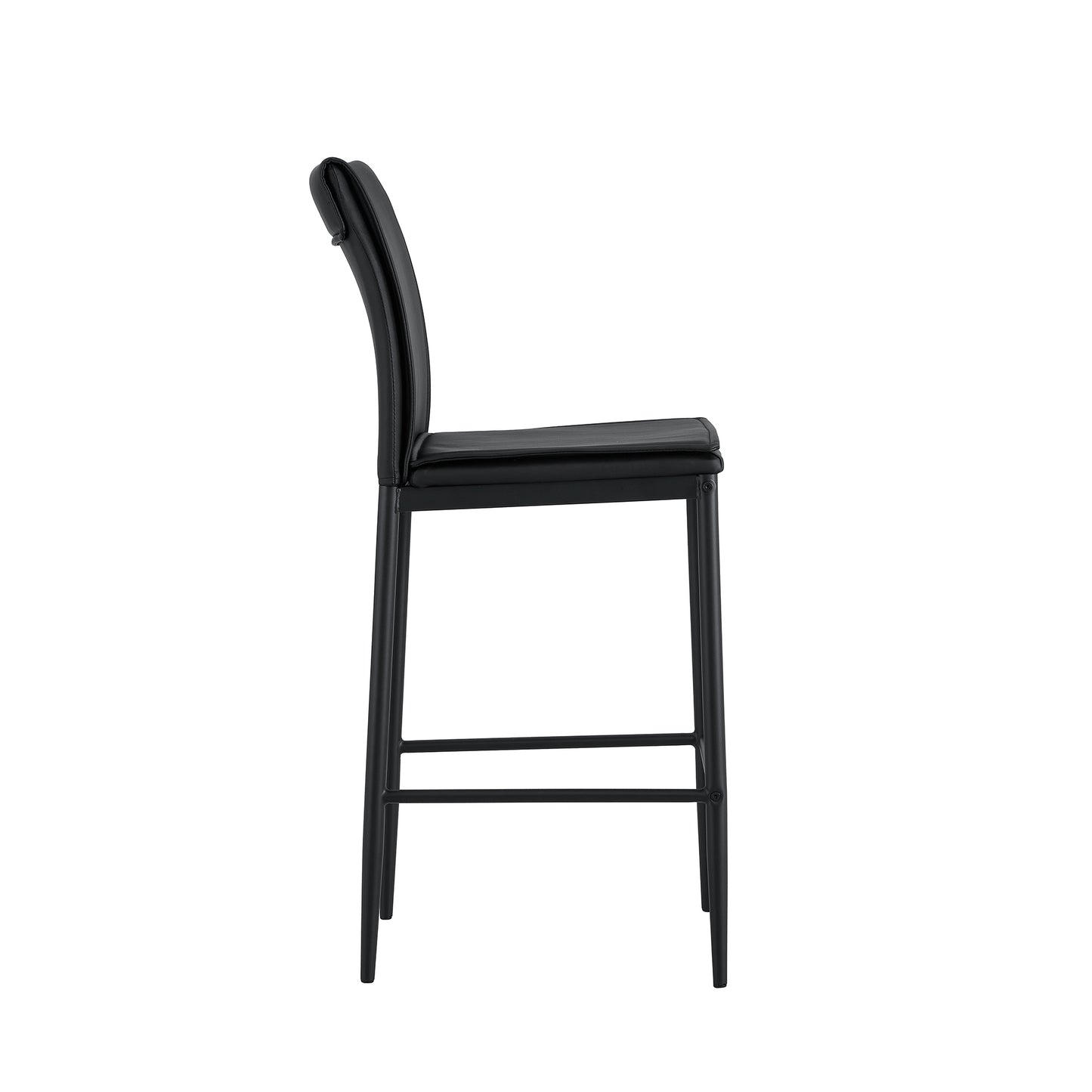 Zen Bar Stool  - Black Set of 2