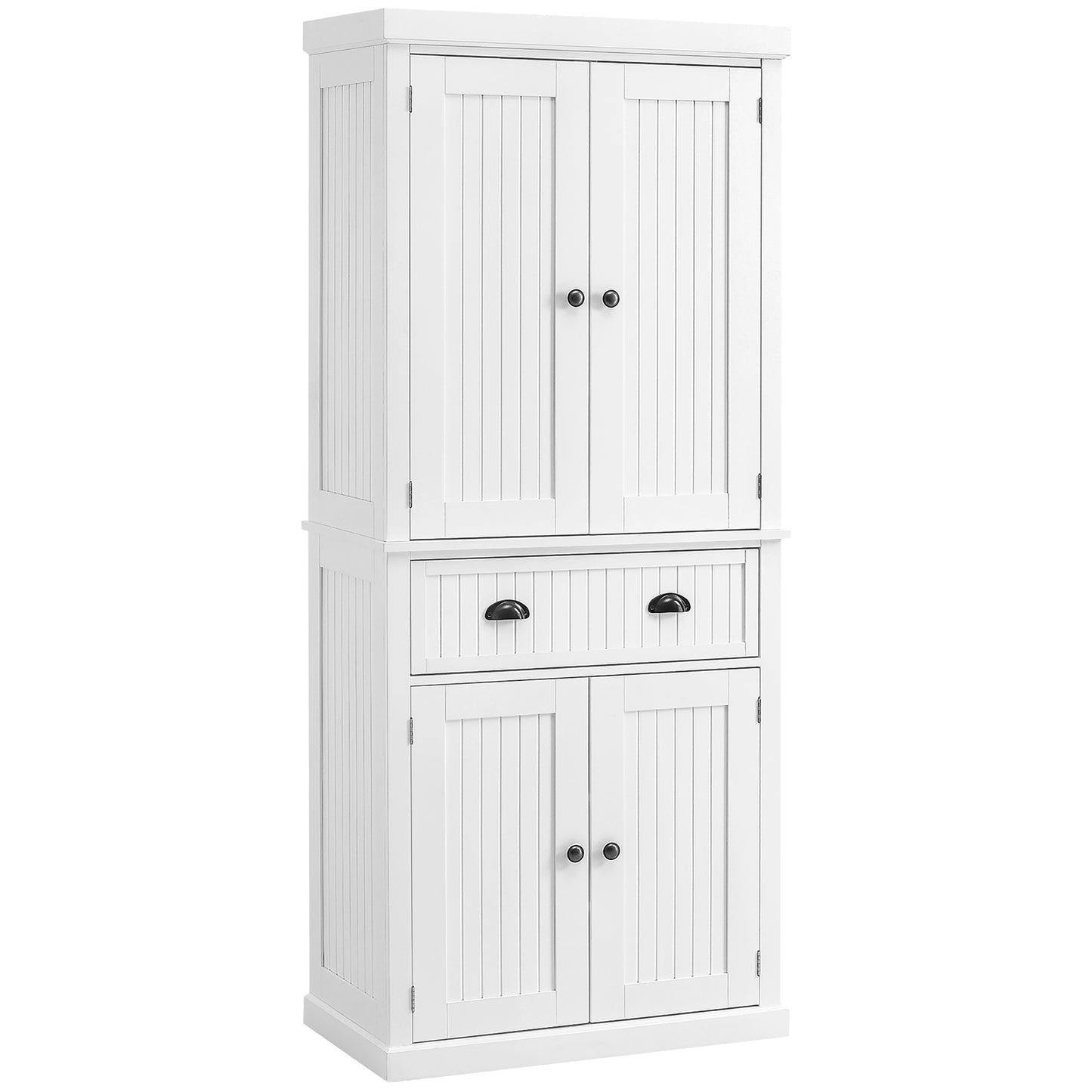 Spencer Tall Storage Cabinet - White