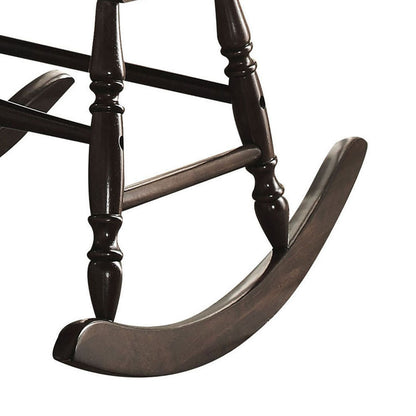 Anya Rocking Chair with Armrest - Black