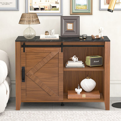 Otis Storage Cabinet - Brown