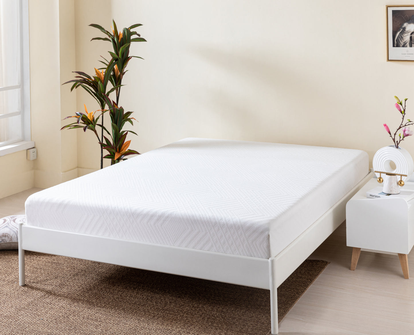 Eze Green Tea Infused Memory Foam 8" Mattress - Full