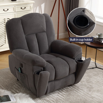 Minder Power Lift Recliner Chair Recliners - Gray