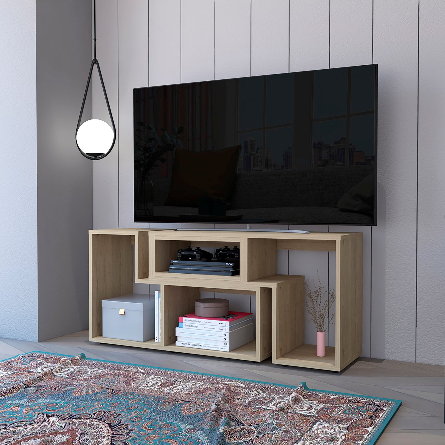 Anacapa Rectangle Reversible TV Stand - Beige