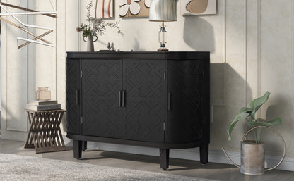 Tamra Sideboard Accent Cabinet - Black