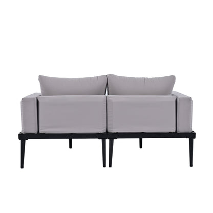 Herta Outdoor Daybed Patio - Gray